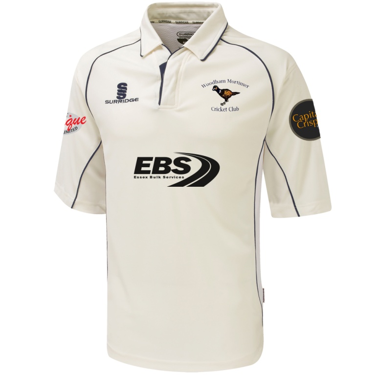 Premier Cricket Shirt - Short Sleeve Navy